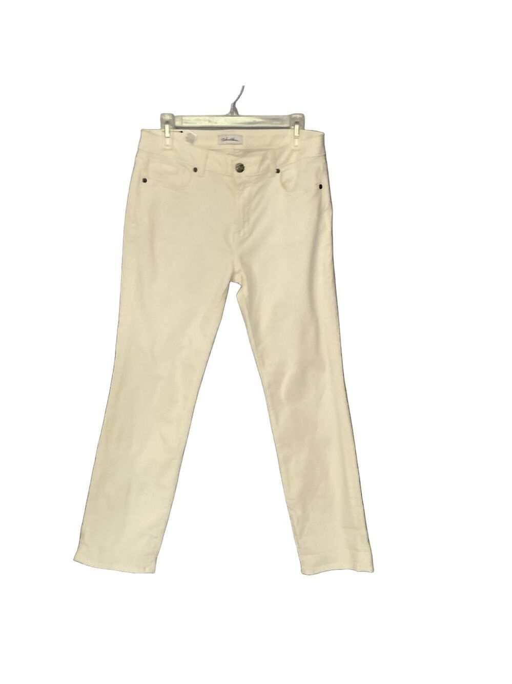 Relentless White Straight Leg Jeans High Rise Classic Fit Size 30